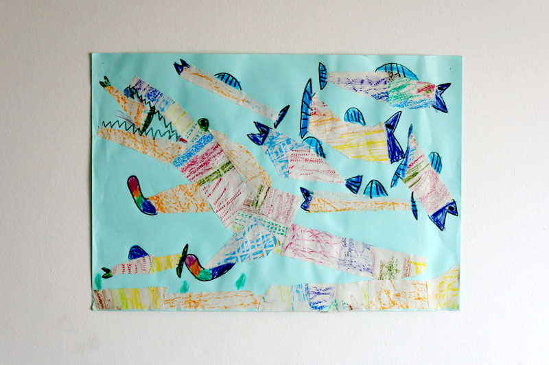 スケッチ作品のゆがんが少ない